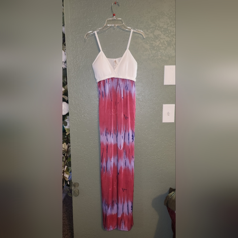 Pink strap women's dress - New